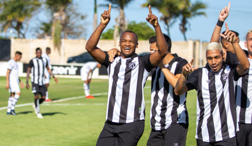 Ceará vence Figueirense e mantém ponta do Grupo C do Brasileirão de Aspirantes