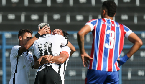 Corinthians atropela Bahia e mantém arrancada no Brasileirão Sub-20