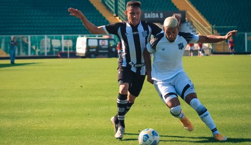 Ceará vence Figueirense e fica perto das semifinais do Brasileirão de Aspirantes