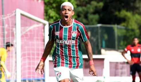 Fluminense goleia Flamengo no jogo de ida da final do Carioca Sub-20
