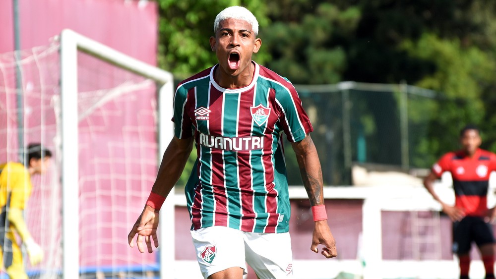 Fluminense goleia Flamengo no jogo de ida da final do Carioca Sub-20