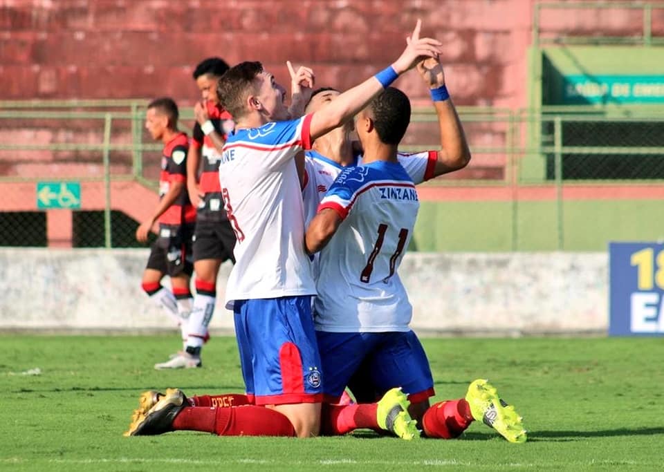 Bahia vira e vence jogo de ida da final do Baiano Sub-20