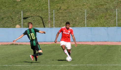 Internacional sai atrás, mas busca empate com o América-MG pelo Brasileirão Sub-20