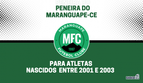 Maranguape-CE realizará peneira para a equipe sub-20