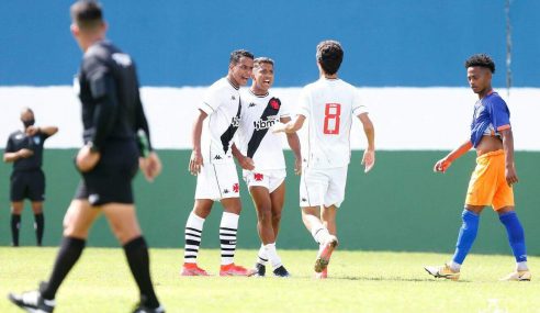 Vasco goleia Nova Iguaçu e está na semifinal do Carioca Sub-20