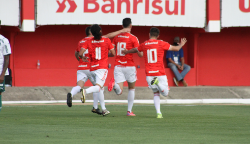 Internacional vira para cima do Palmeiras nas quartas do Brasileirão Sub-20