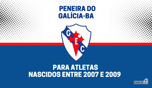 Galícia-BA realizará peneira para duas categorias