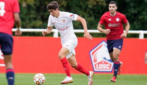 Sevilla permanece na ponta isolada do Grupo G na Uefa Youth League