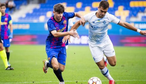 Dynamo Kyiv-UCR segue líder do seu grupo na Uefa Youth League