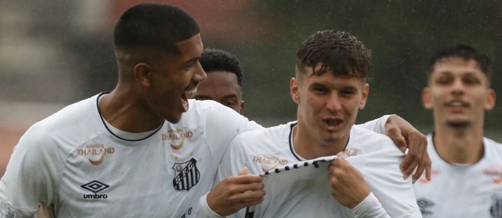 Santos vira e sai na frente nas oitavas de final do Paulista Sub-20