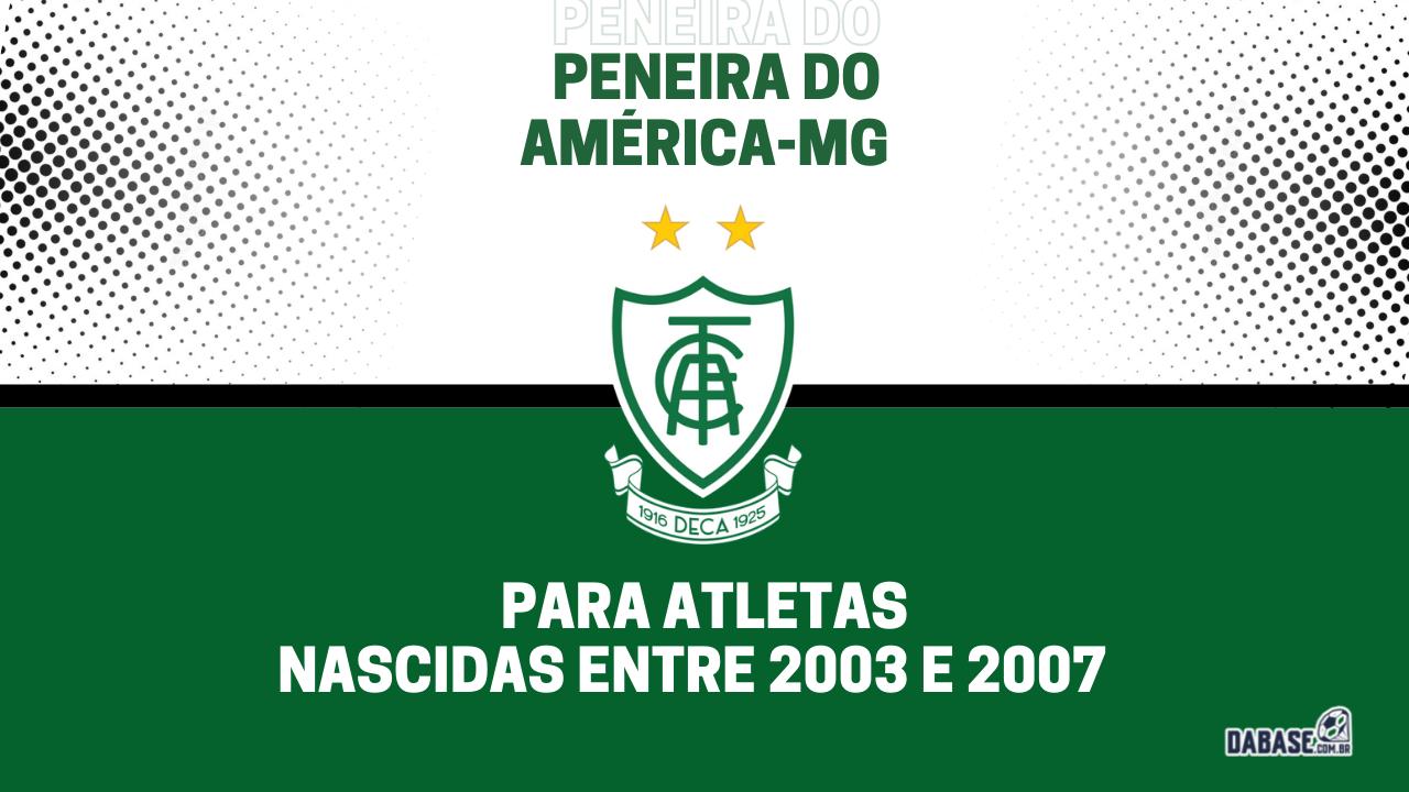 América-MG realizará peneira para a base feminina