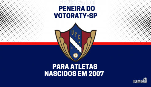 Votoraty-SP realizará peneira para a equipe sub-15