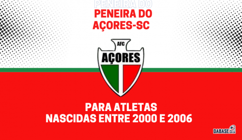 Açores-SC realizará peneira para a equipe feminina