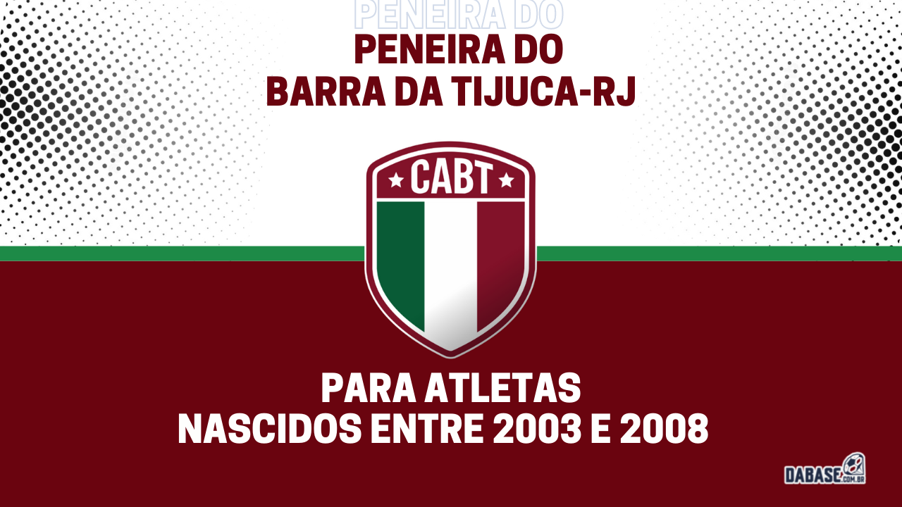 Barra da Tijuca-RJ realizará peneira para três categorias