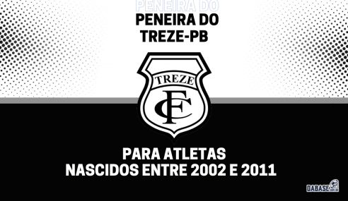 Treze-PB realizará peneira para cinco categorias