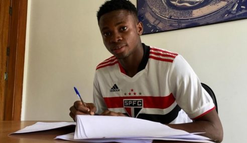 Nigeriano Azeez reforça sub-20 do São Paulo