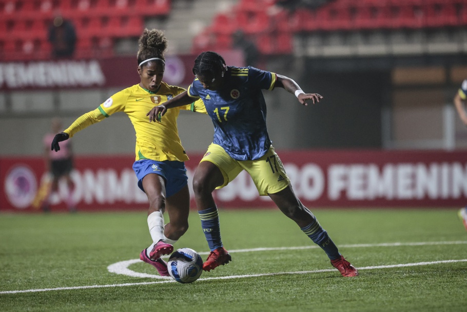 Sul-Americano Sub-20 Feminino de 2022 – Fase Final (1ª rodada): Brasil 3 x 0 Colômbia