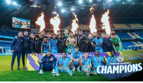 Campeão, Manchester City se despede do Inglês Sub-23 com goleada