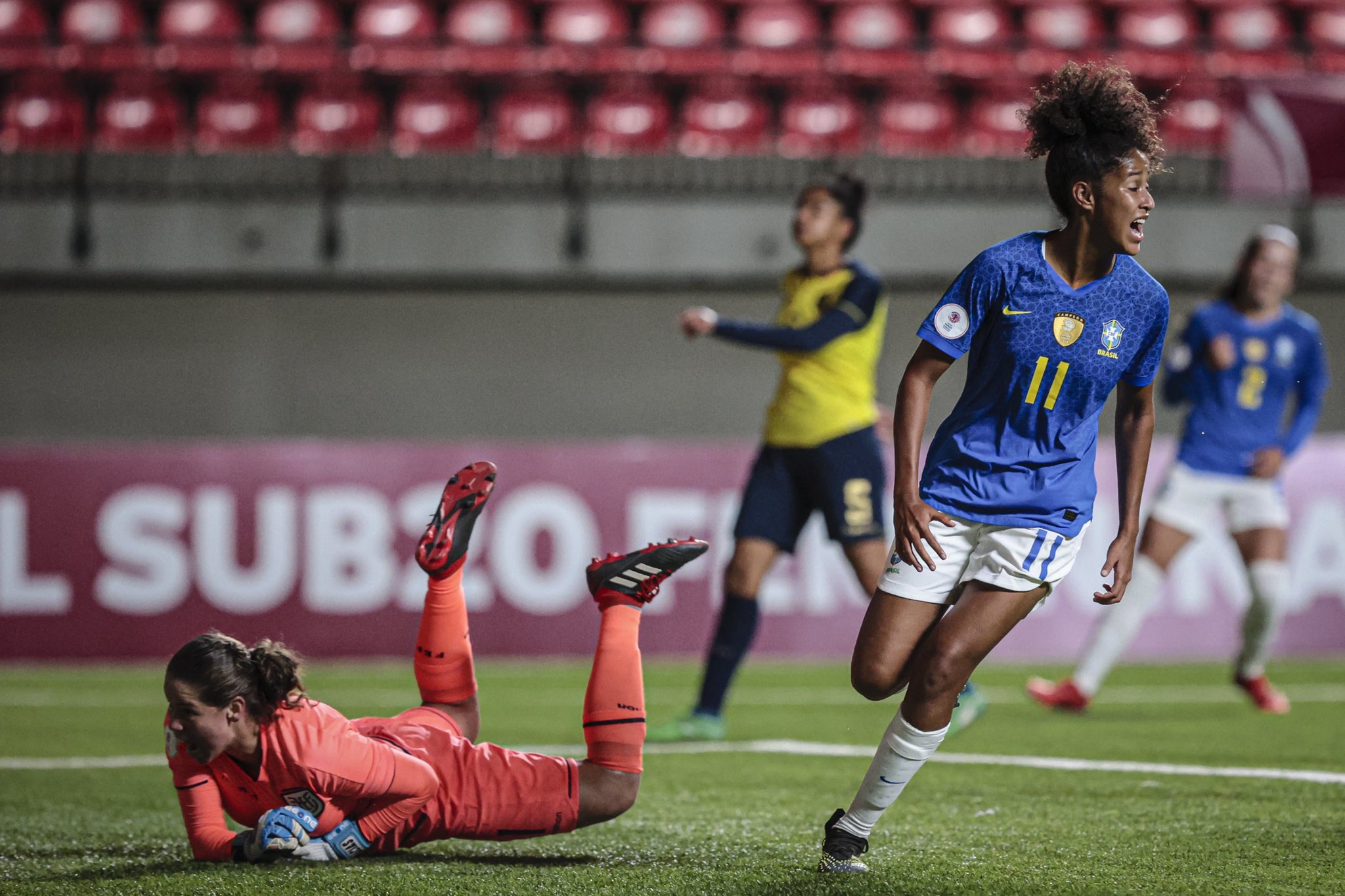 Brasil goleia Equador e garante vaga antecipada na fase final do Sub-20 Feminino