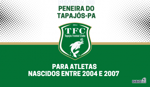 Tapajós-PA realizará peneira para duas categorias