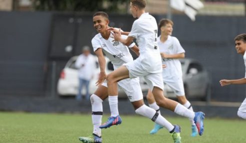 Santos faz 5 a 1 no Mauá em sua estreia no Paulistão Sub-15