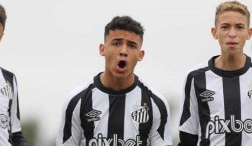 Santos vence Mauá e assume ponta do Grupo 12 no Paulista Sub-15