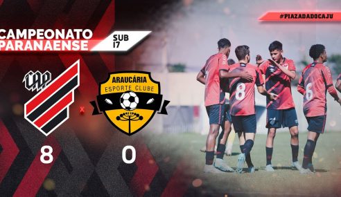 Paranaense Sub-17 de 2022 – 5ª rodada: Athletico 8 x 0 Araucária