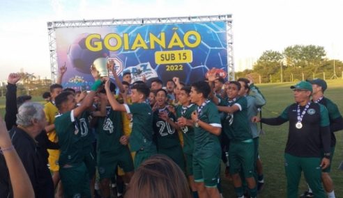 Goiás goleia Vila Nova e fica com título estadual sub-15