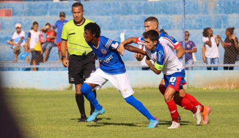 Canaã cede empate ao Bahia nos acréscimos pelo Baiano Sub-20