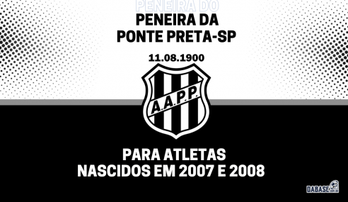 Ponte Preta-SP realizará peneira para a equipe sub-15