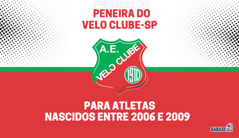 Velo Clube-SP realizará peneira para duas categorias