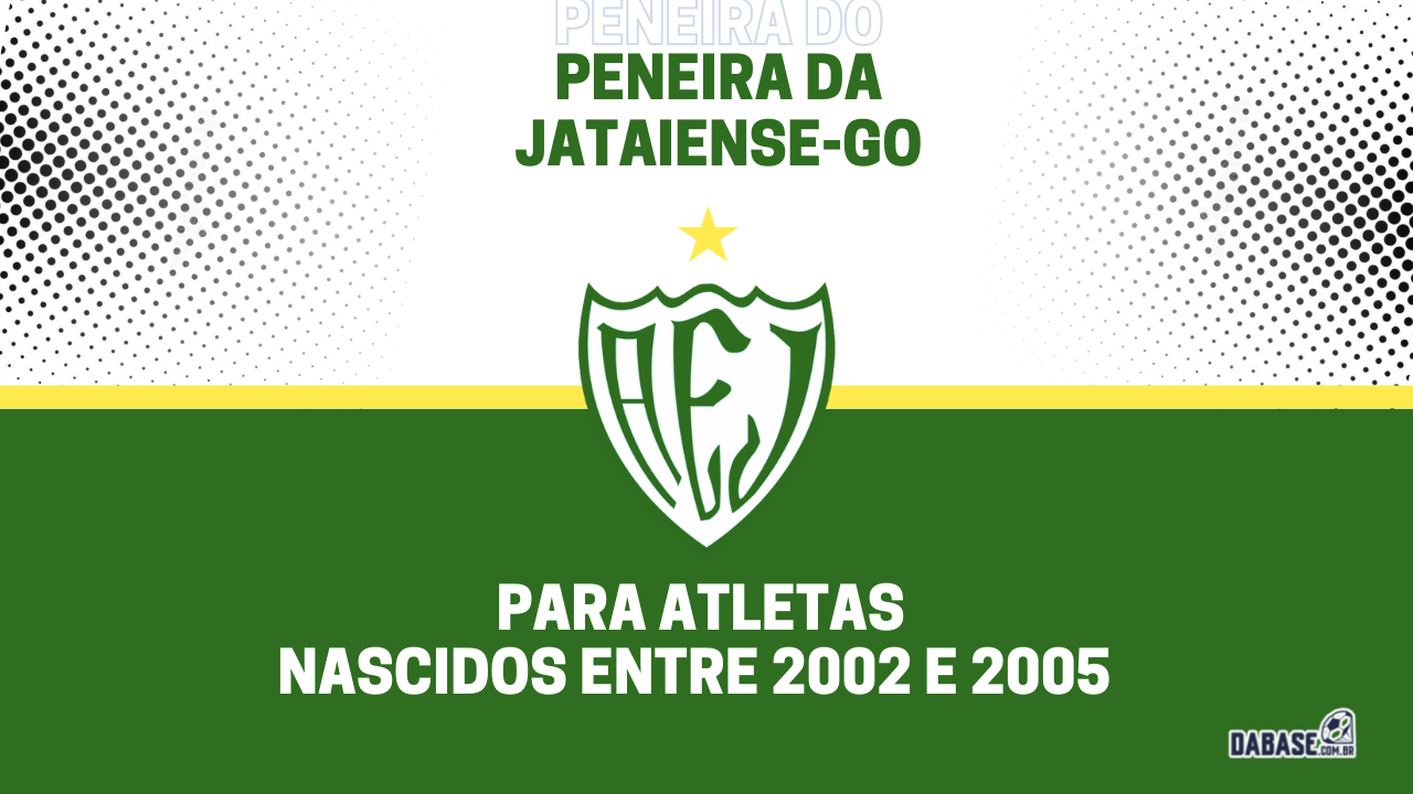 Jataiense-GO realizará peneira para a categoria sub-20