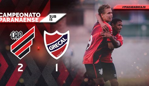 Paranaense Sub-15 de 2022 – 6ª rodada: Athletico 2 x 1 Grecal