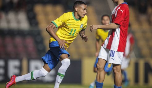 Brasil estreia com goleada sobre o Paraguai em torneio sub-20