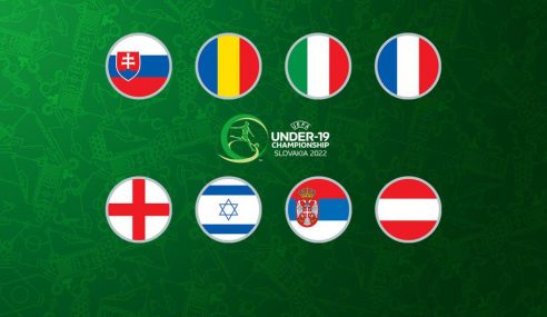 Definidos os grupos da fase final da Euro Sub-19