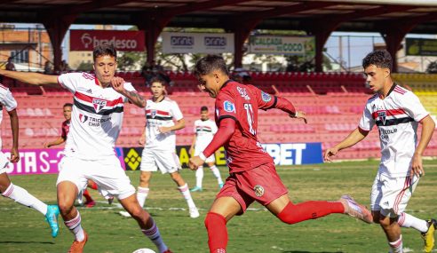 São Paulo vence Araçatuba e pula para a ponta do seu grupo no Paulista Sub-20