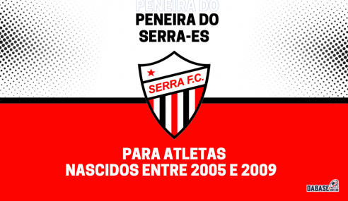 Serra-ES realizará peneira para duas categorias