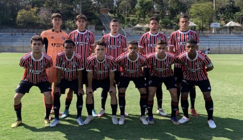 São Paulo empata com o Cruzeiro e segue no G-4 do seu grupo no Brasileiro Sub-20
