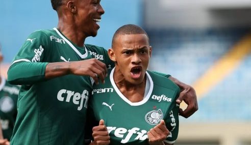 Palmeiras vence o Botafogo e é o novo líder do Grupo A no Brasileiro Sub-20