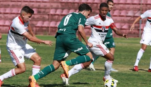 Líder Palmeiras é derrotado pelo rival São Paulo no Brasileiro Sub-20
