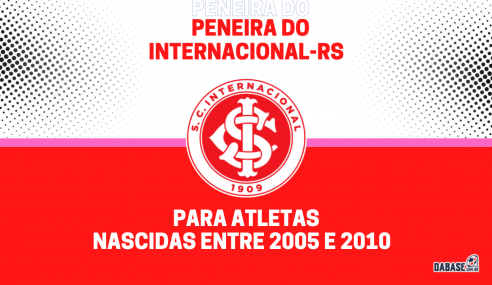 Internacional-RS realizará peneira para duas categorias