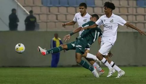 Santos vence clássico contra o Palmeiras pelo Brasileiro Sub-17