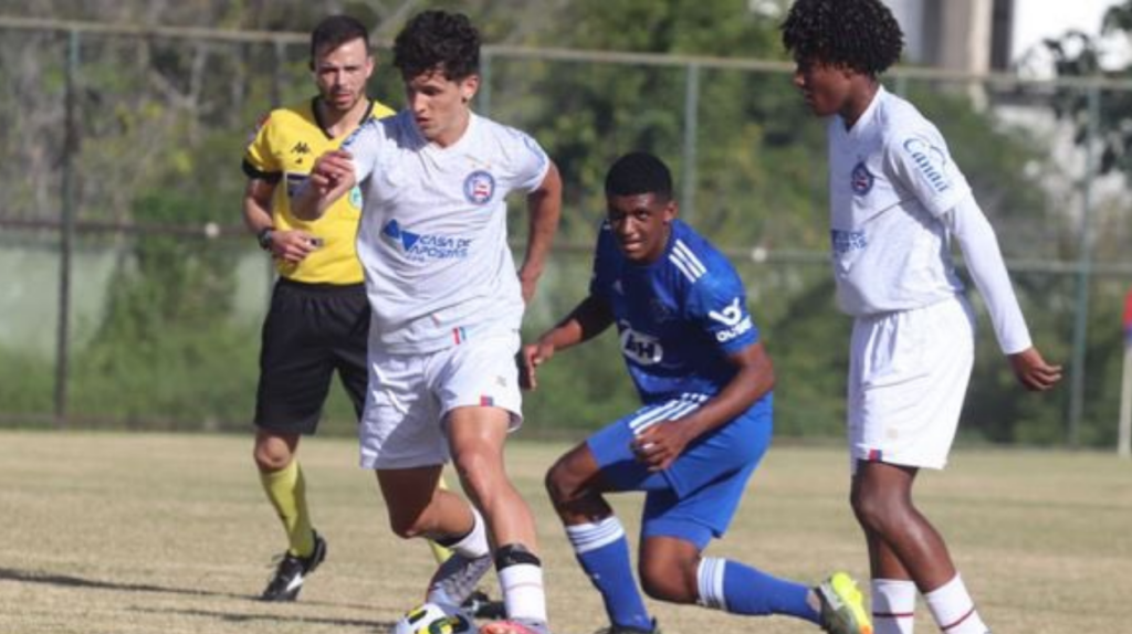 Bahia e Cruzeiro ficam no 0 a 0 pelo Brasileiro Sub-17