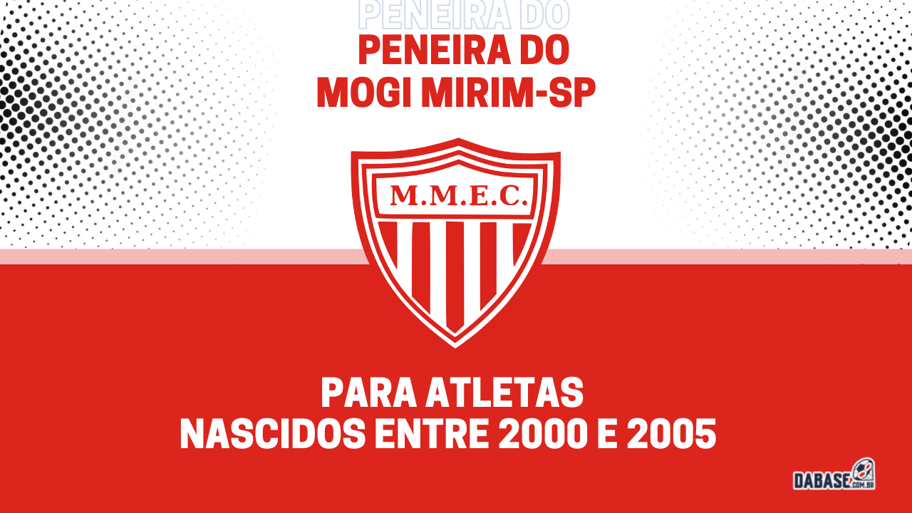 Mogi Mirim-SP realizará peneira para duas categorias