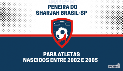 Sharjah Brasil-SP realizará peneira para a categoria sub-20