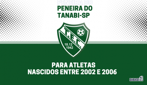 Tanabi-SP realizará peneira para duas categorias