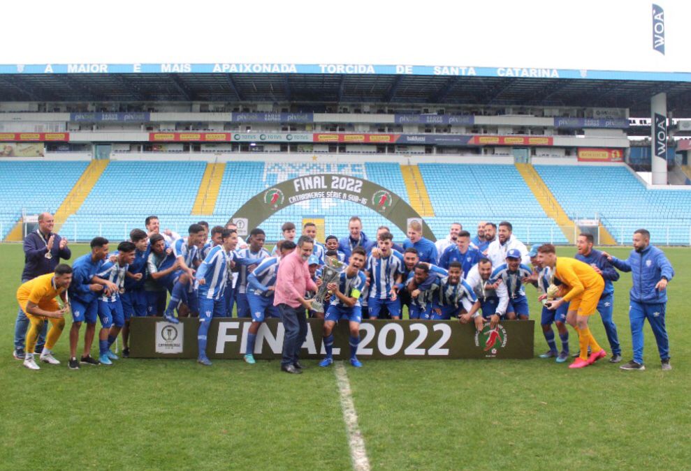 Avaí perde, mas sagra-se bicampeão catarinense sub-15