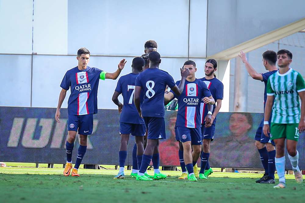 PSG fica isolado na ponta do Grupo H na Uefa Youth League