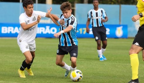 Grêmio e Santos empatam na ida da semifinal do Brasileiro Sub-17