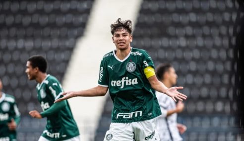 Palmeiras vence Corinthians fora de casa na ida das semifinais do Paulista Sub-15